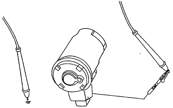 分別測量發(fā)電機(jī)執(zhí)行器電動機(jī)信號（＋）、（-）與機(jī)體間的電阻.png